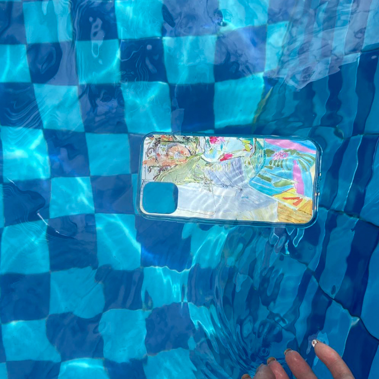 emboss oil art iPhonecase