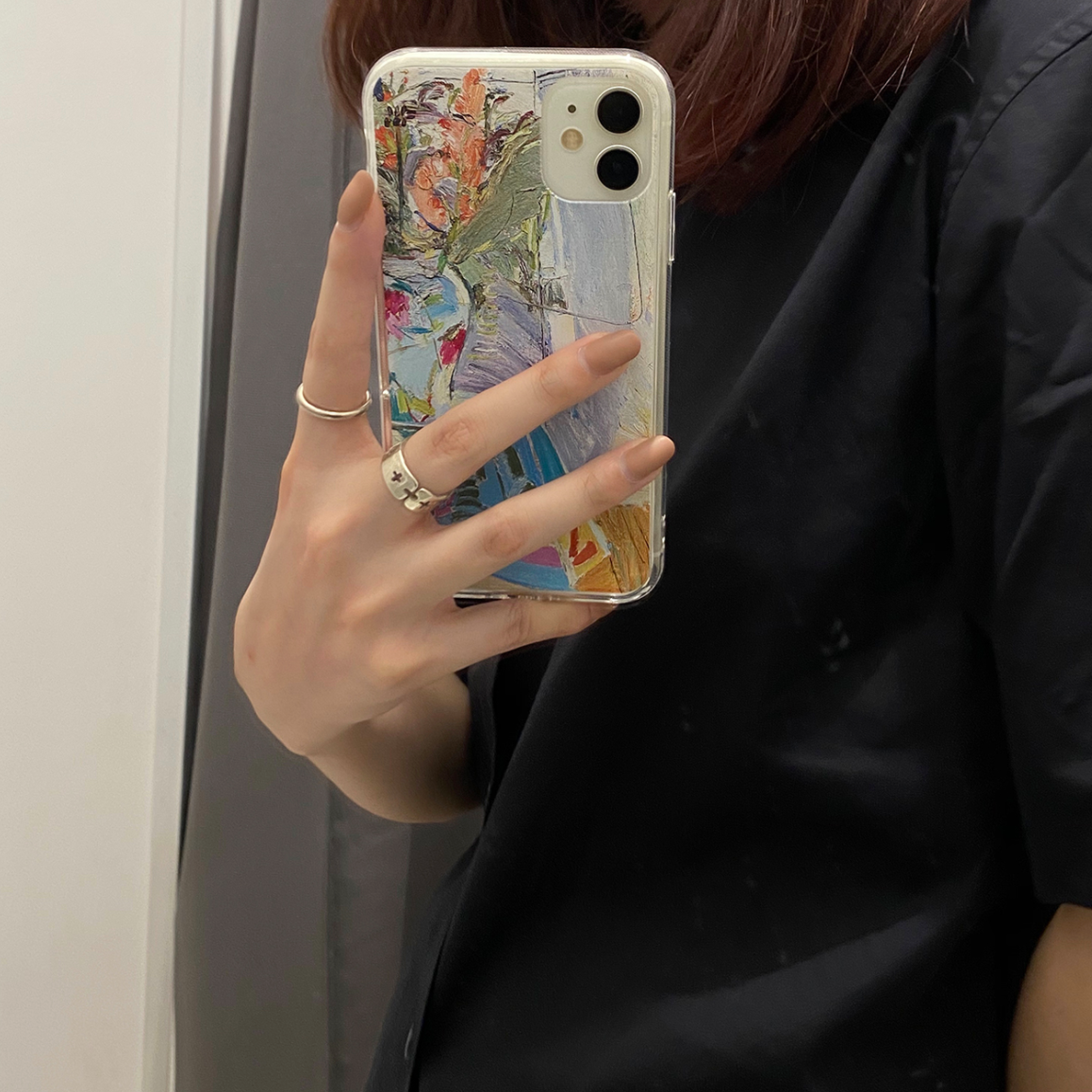 emboss oil art iPhonecase