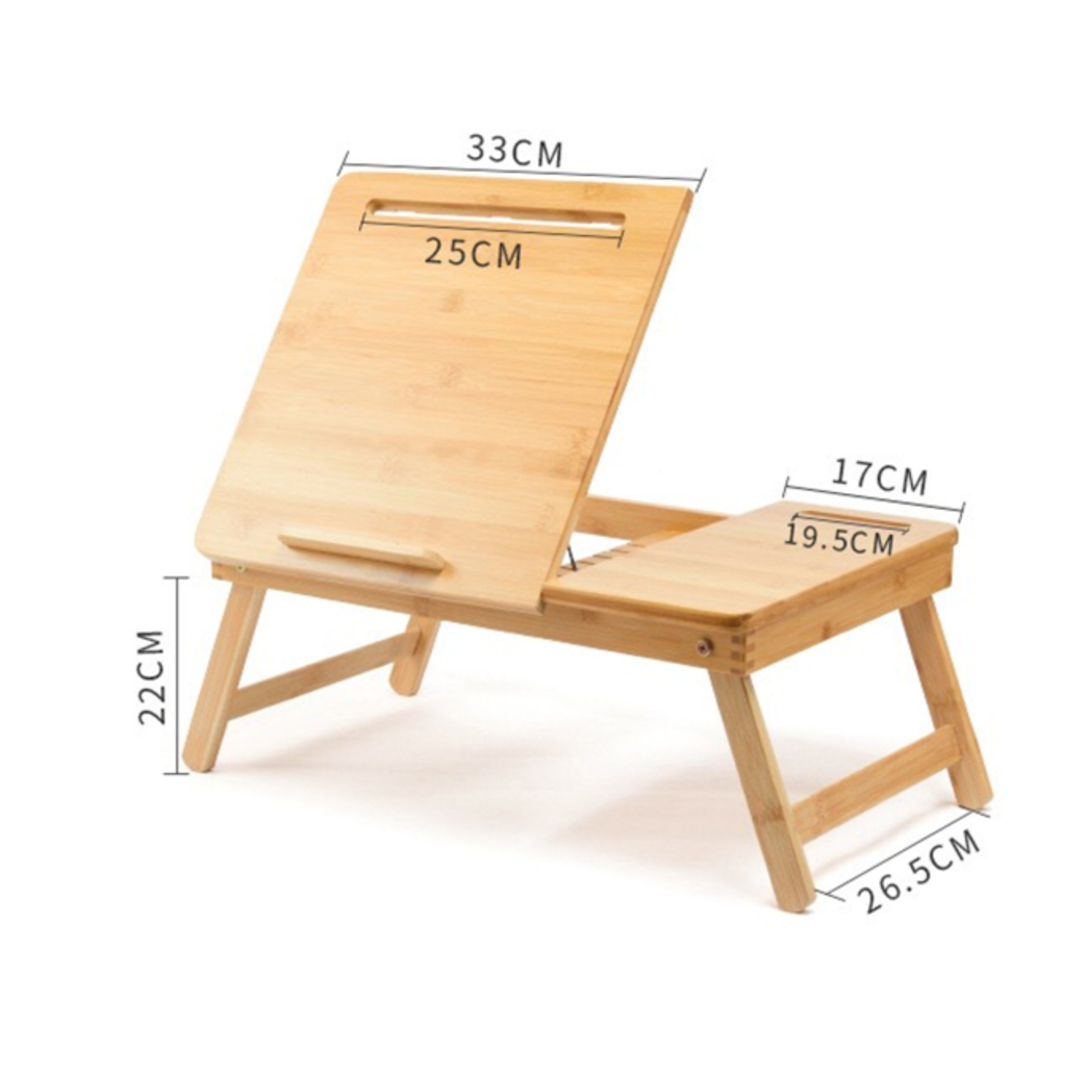 mini wood computer table