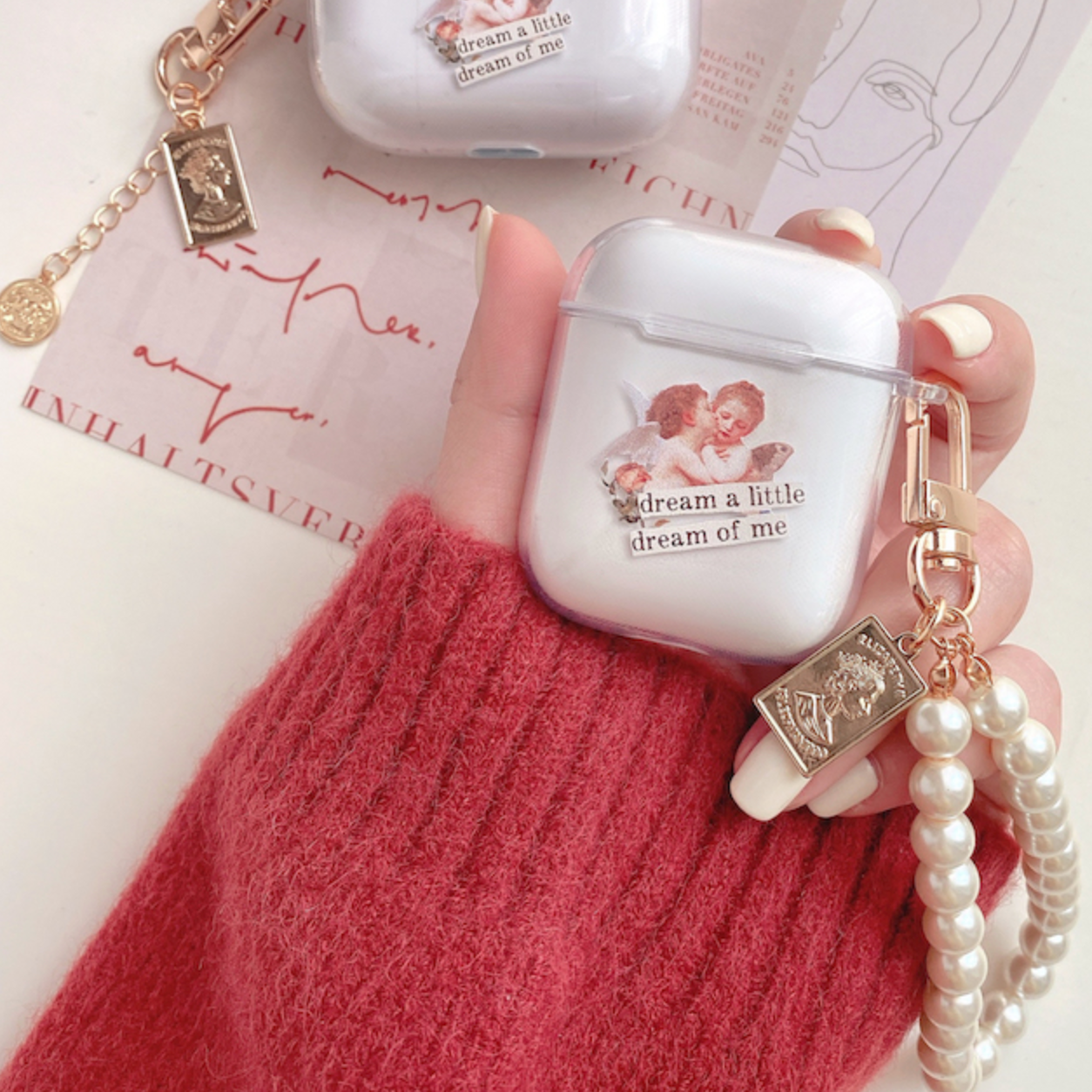 angel 2design strap Airpods case