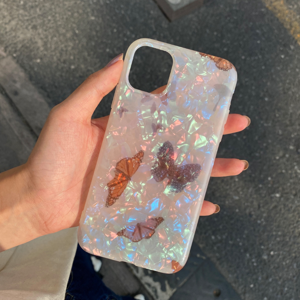 butterfly crystal iPhonecase