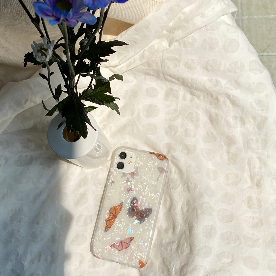 butterfly crystal iPhonecase