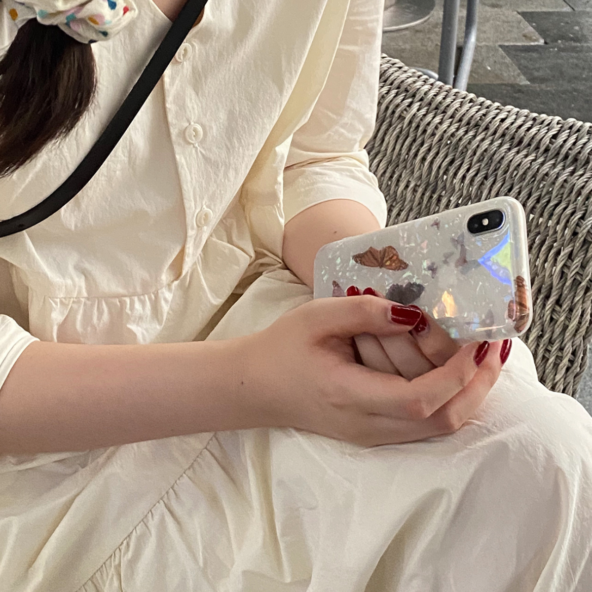 butterfly crystal iPhonecase