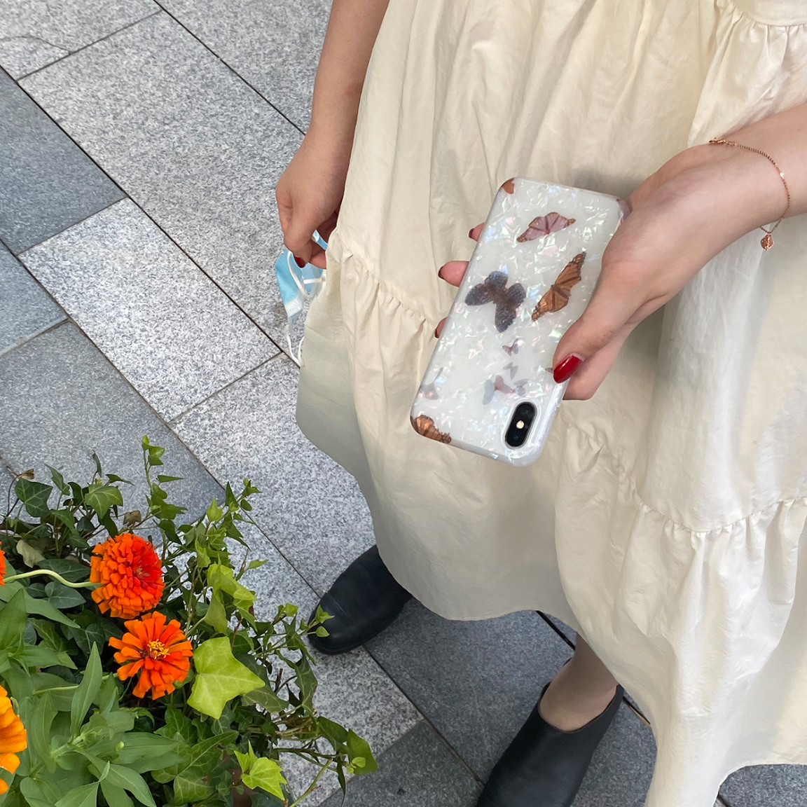 butterfly crystal iPhonecase