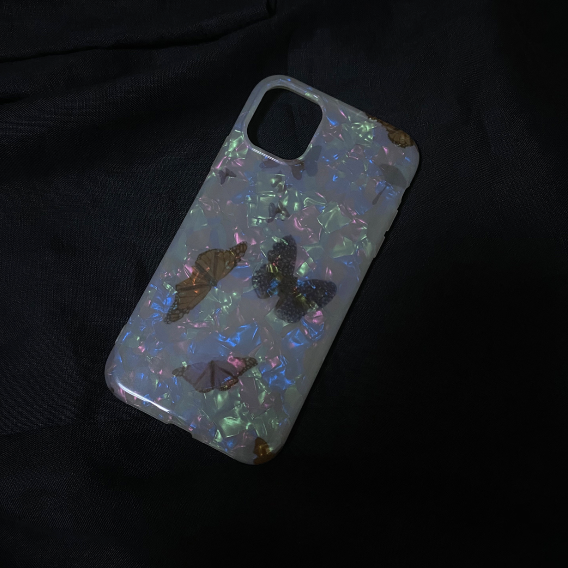 butterfly crystal iPhonecase