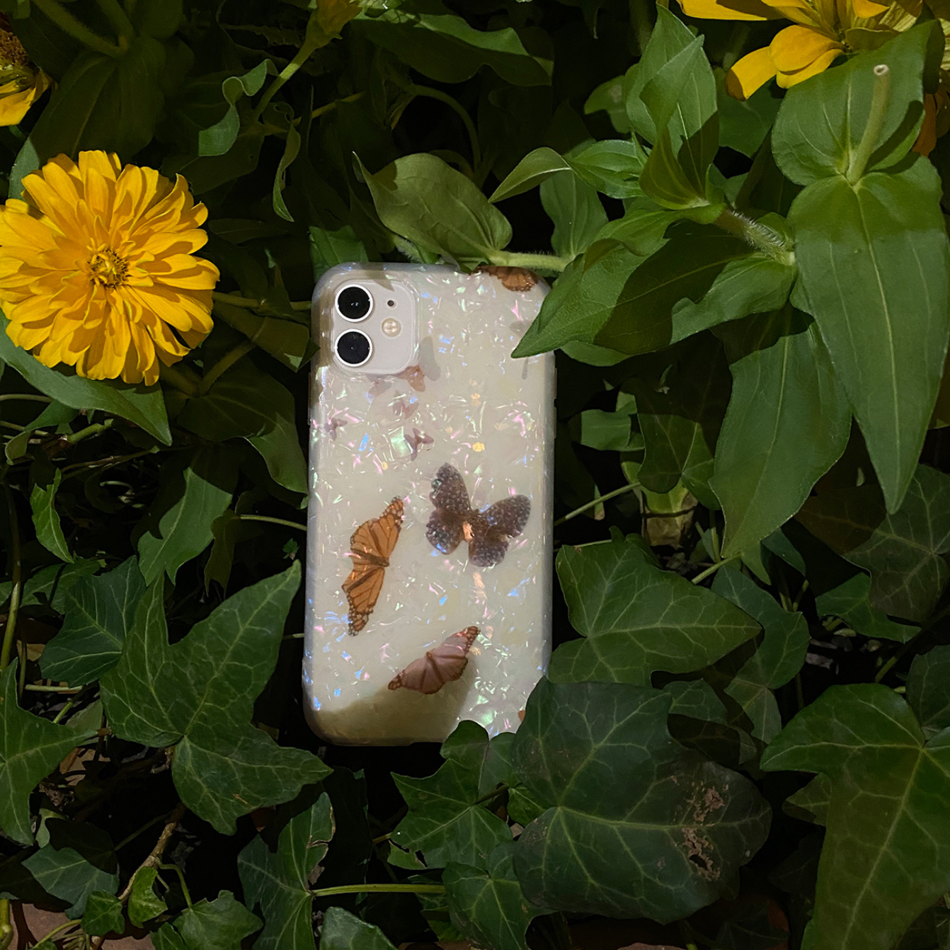 butterfly crystal iPhonecase