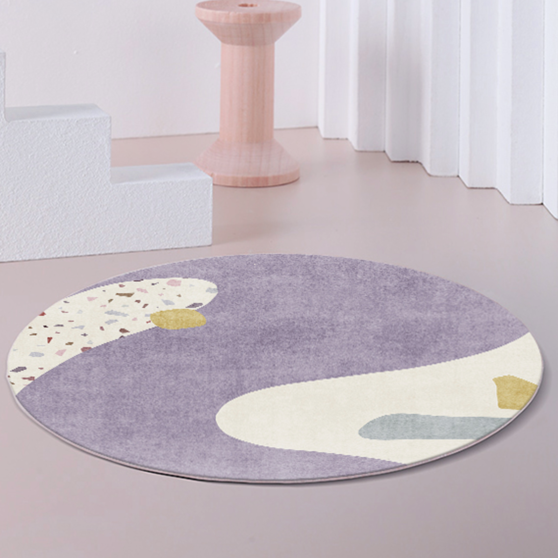 【ベストセラー】luxury 6design round mat
