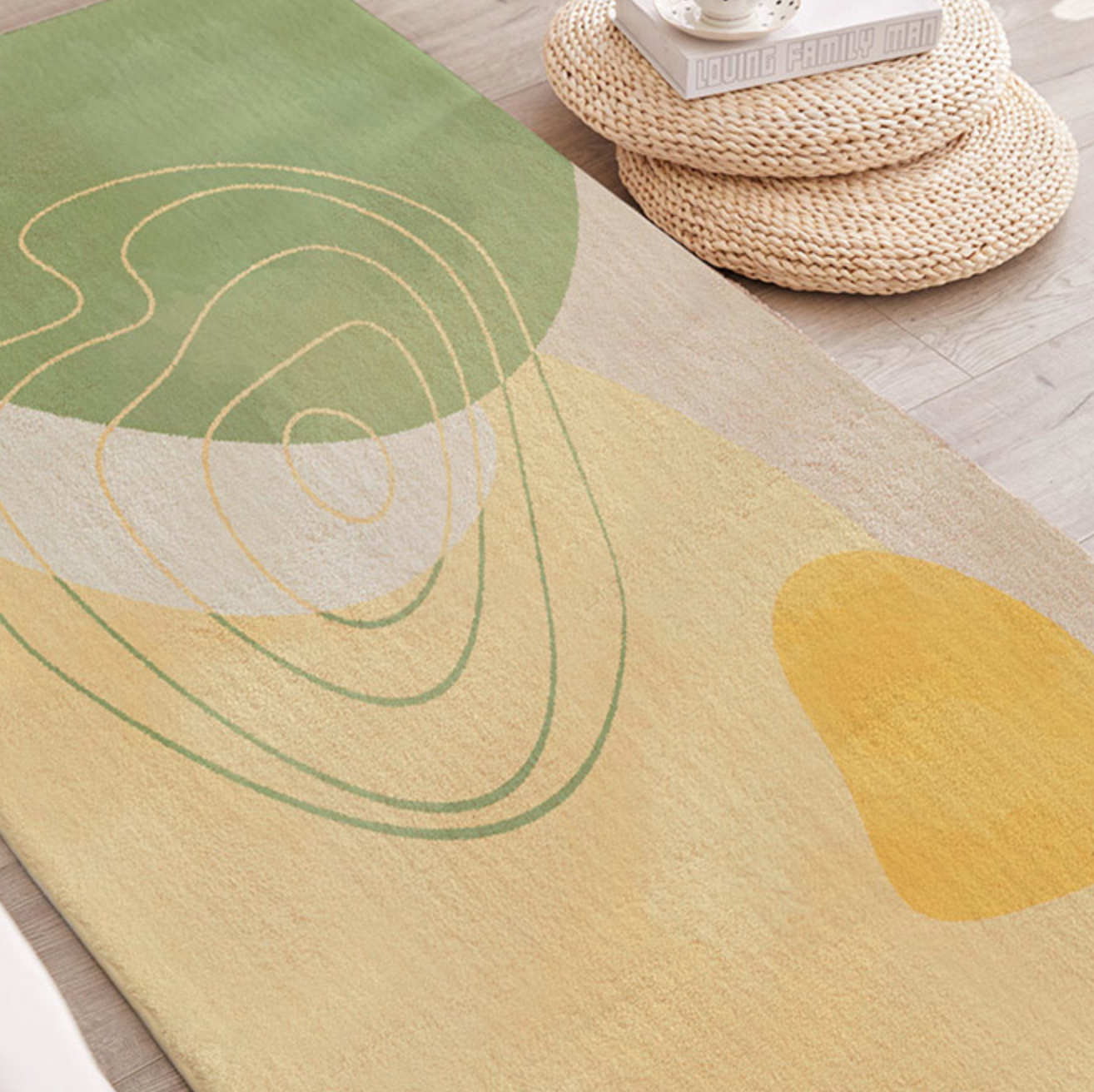 fashionable square carpet
