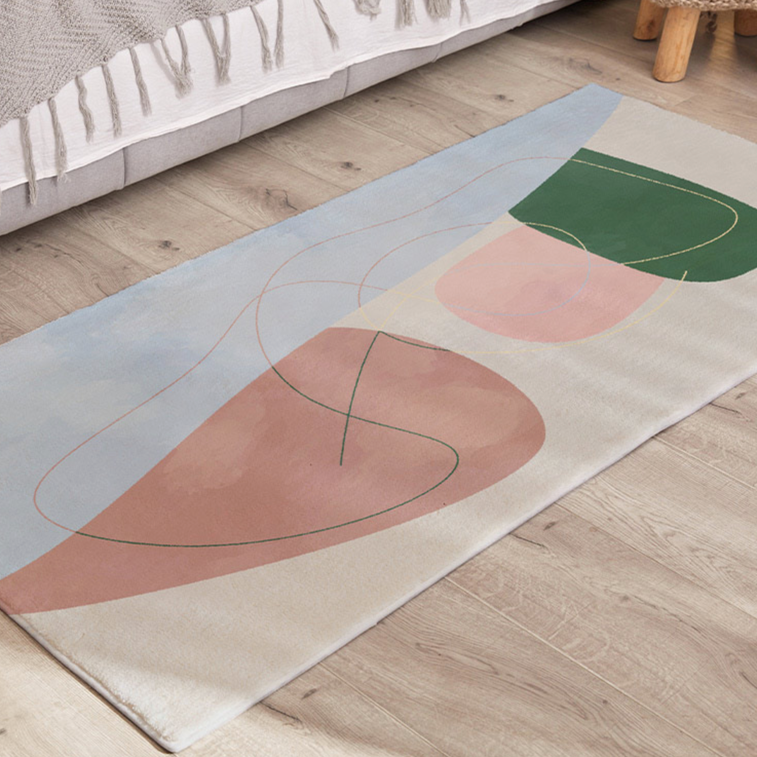 fashionable square carpet