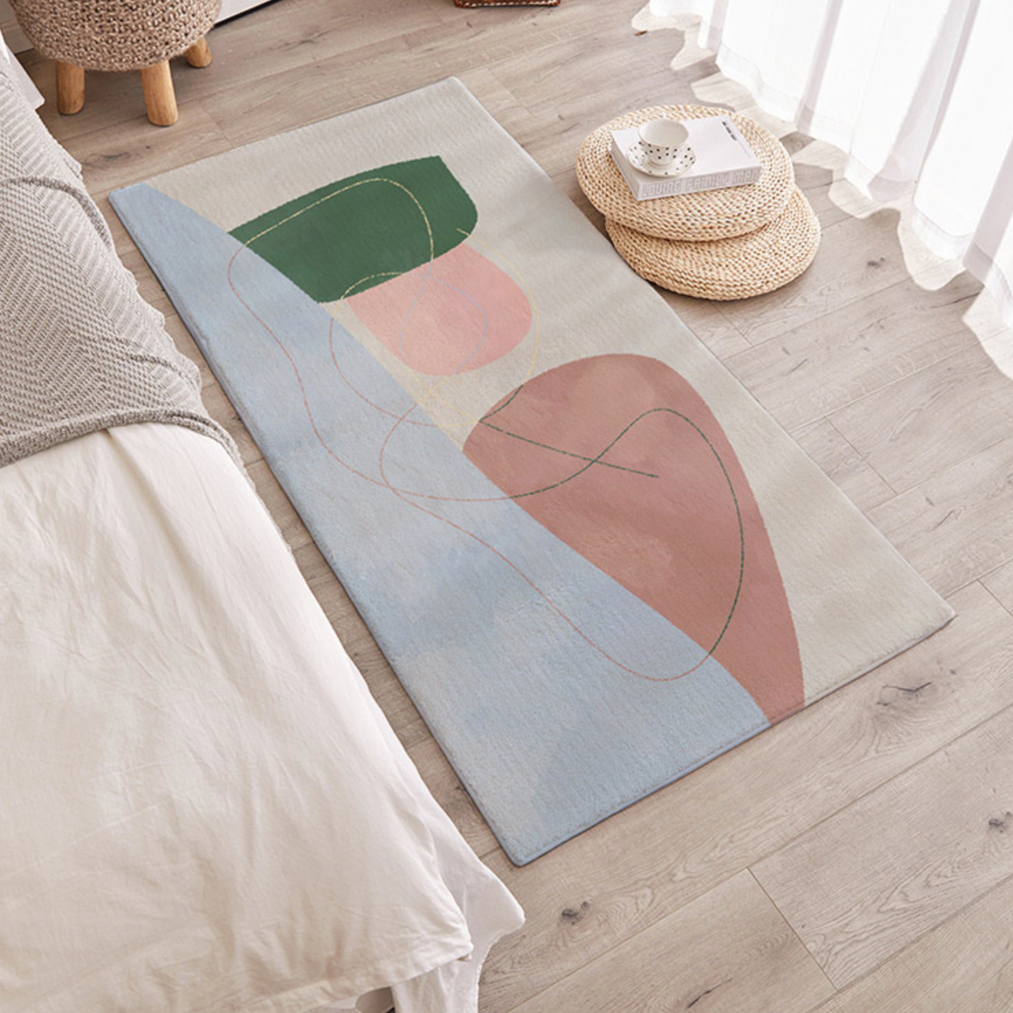 fashionable square carpet