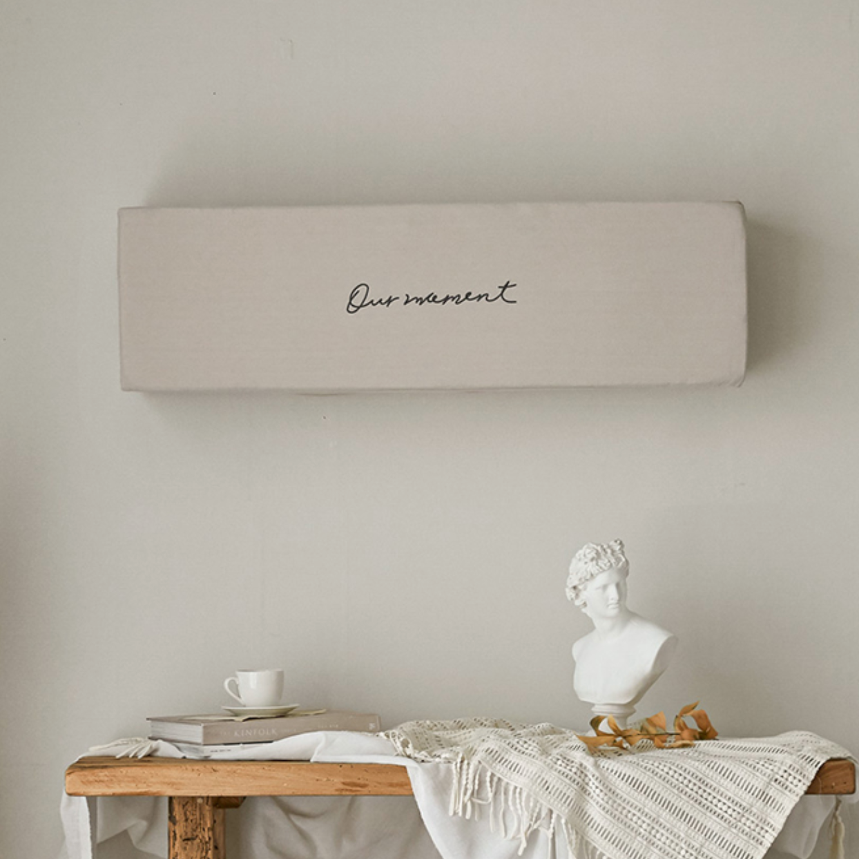 【大人気】3color logo air conditioner cover