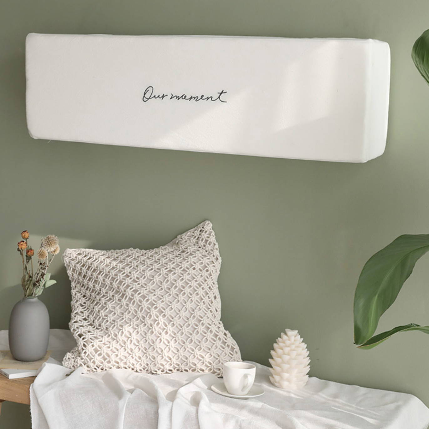 【大人気】3color logo air conditioner cover