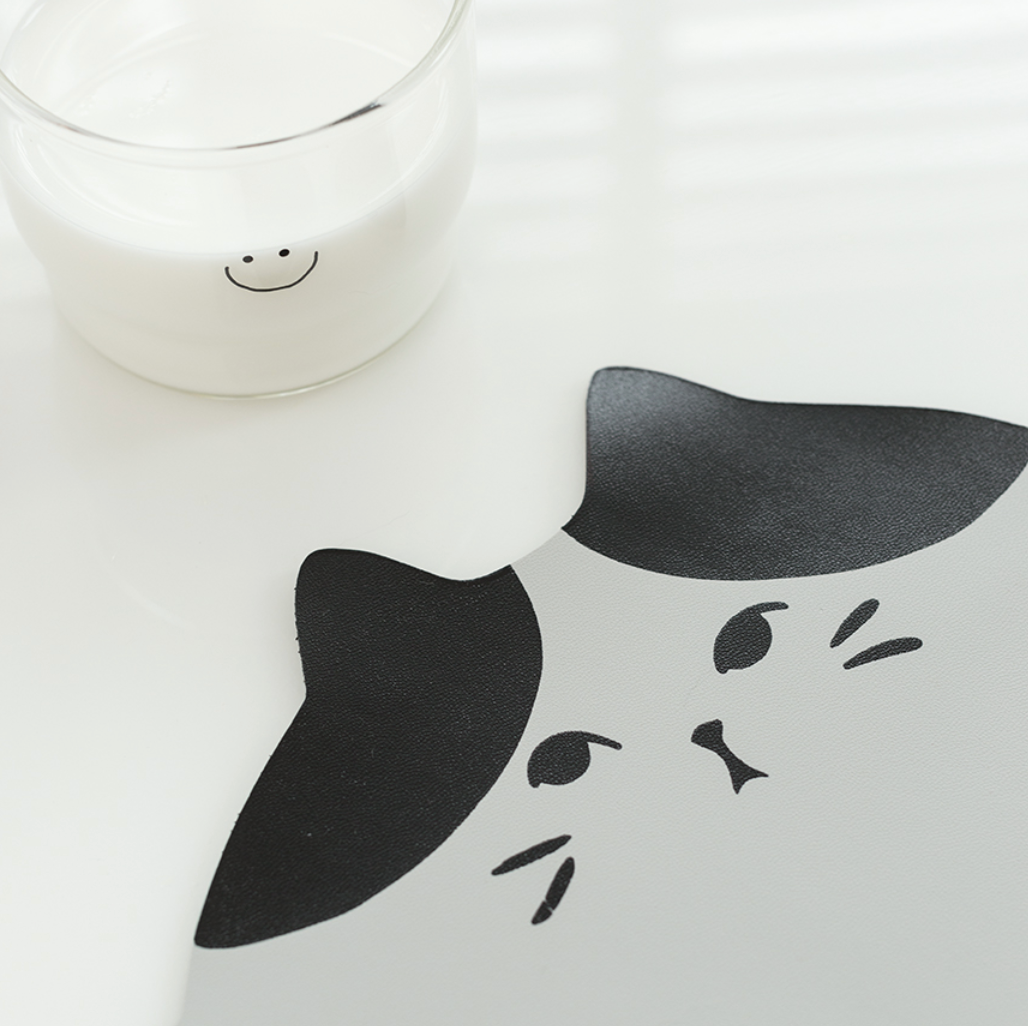 cat 4color place mat