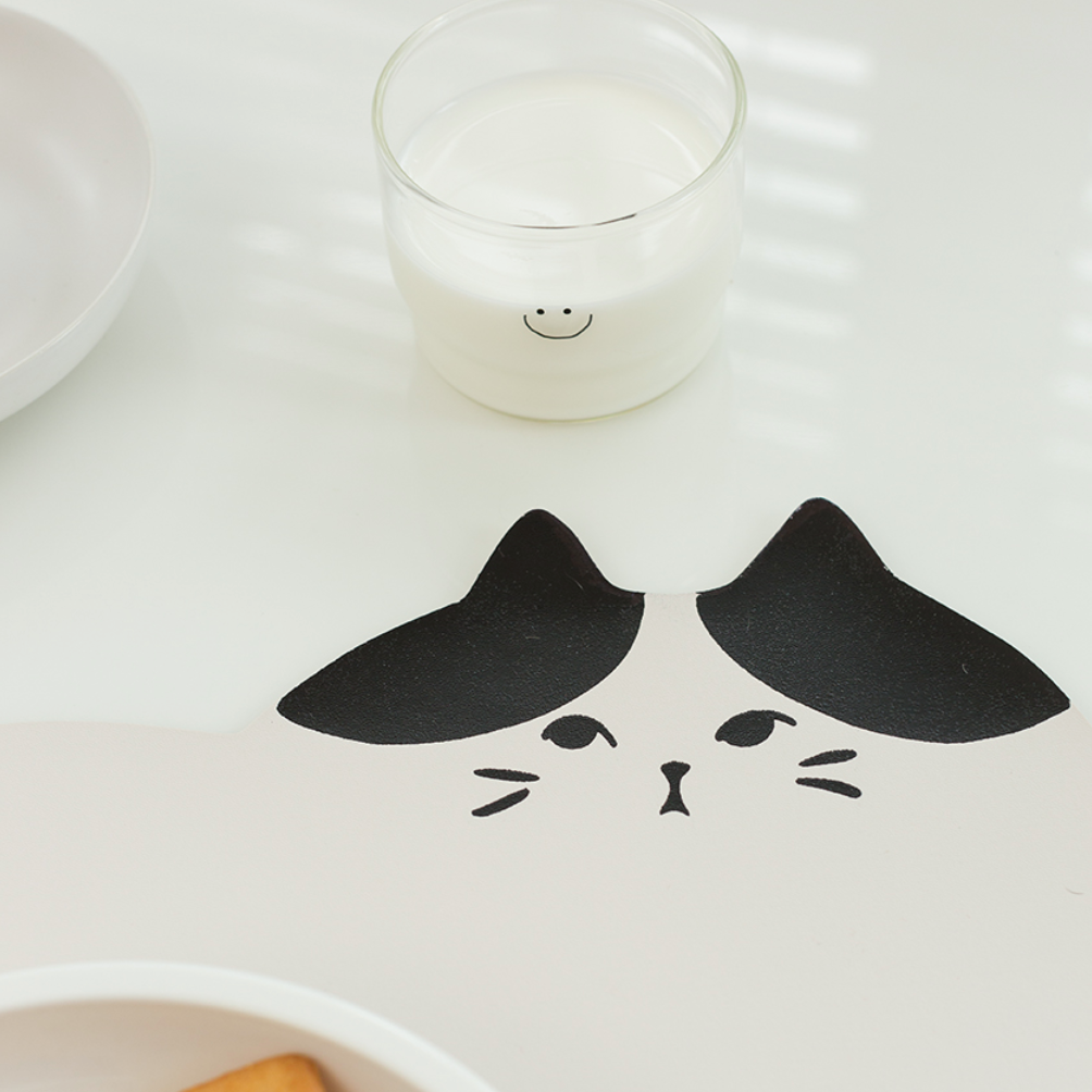 cat 4color place mat