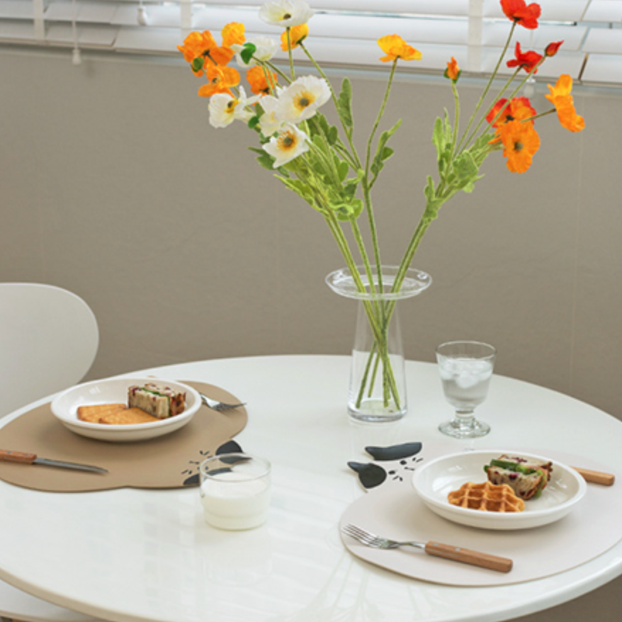 cat 4color place mat