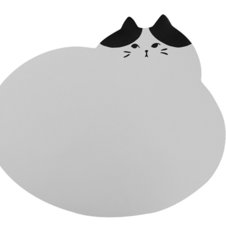 cat 4color place mat