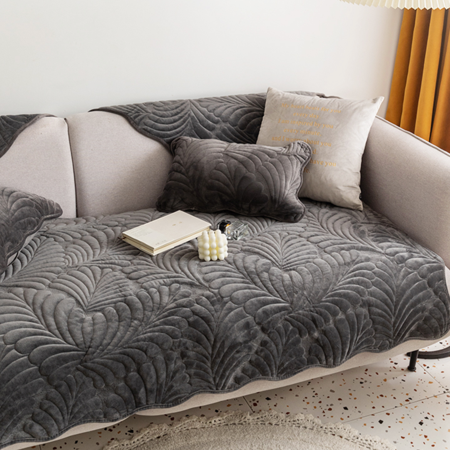 leaf 8color sofa cover