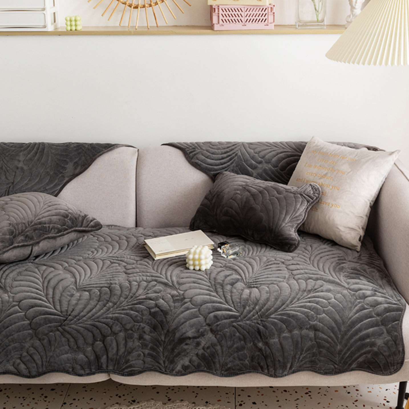 leaf 8color sofa cover