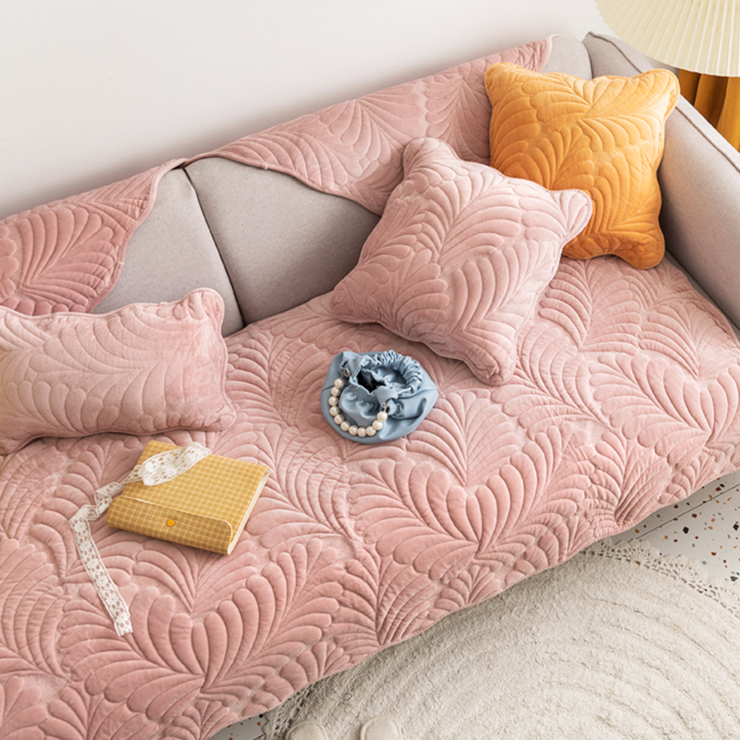 leaf 8color sofa cover