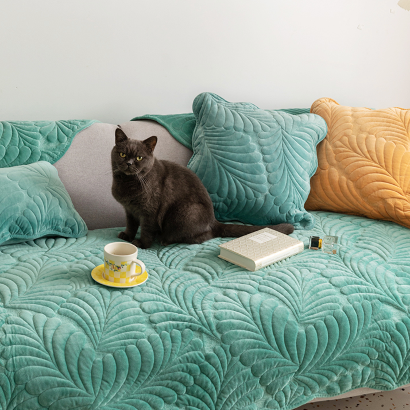 leaf 8color sofa cover