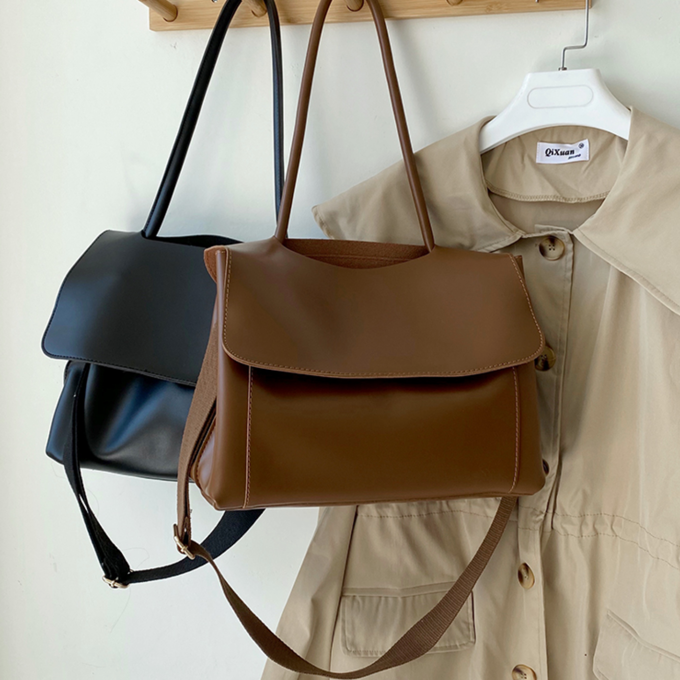 2way retro fake leather bag(2colors)