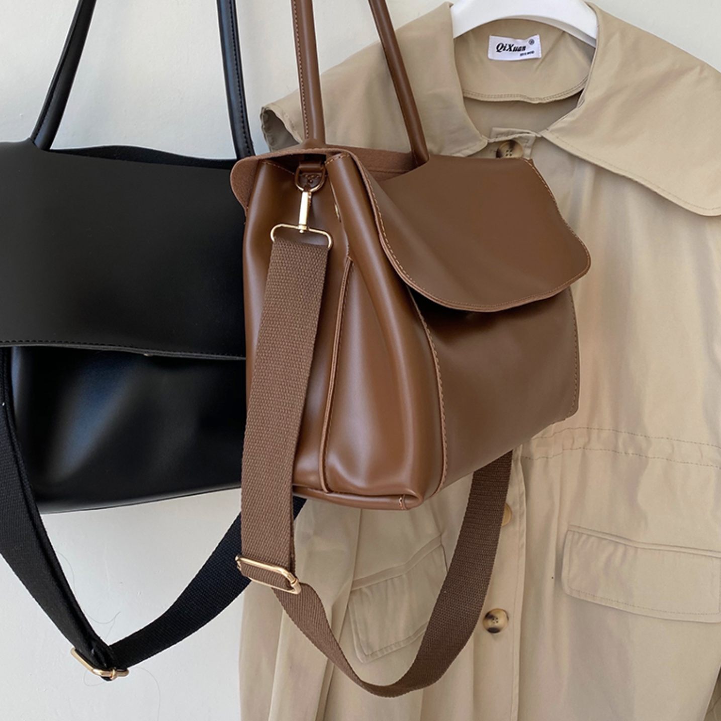 2way retro fake leather bag(2colors)
