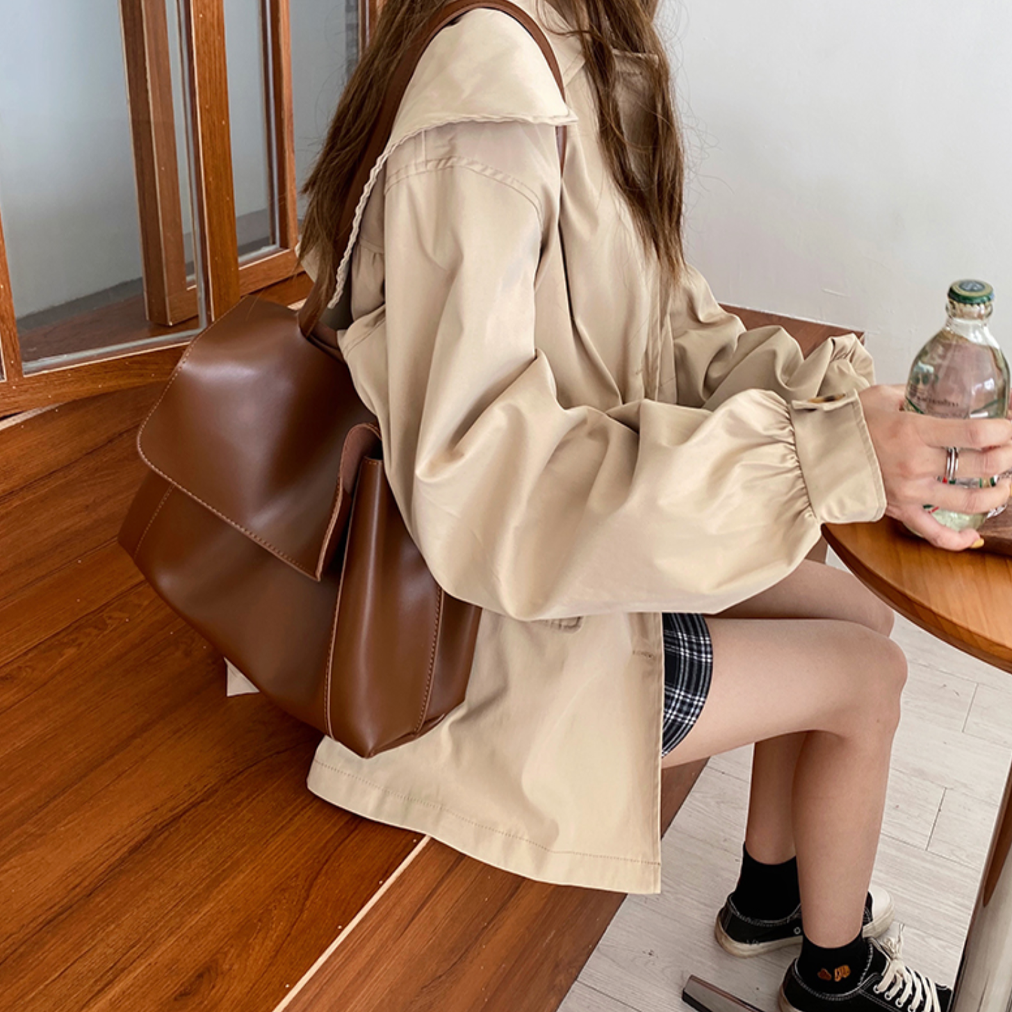 2way retro fake leather bag(2colors)
