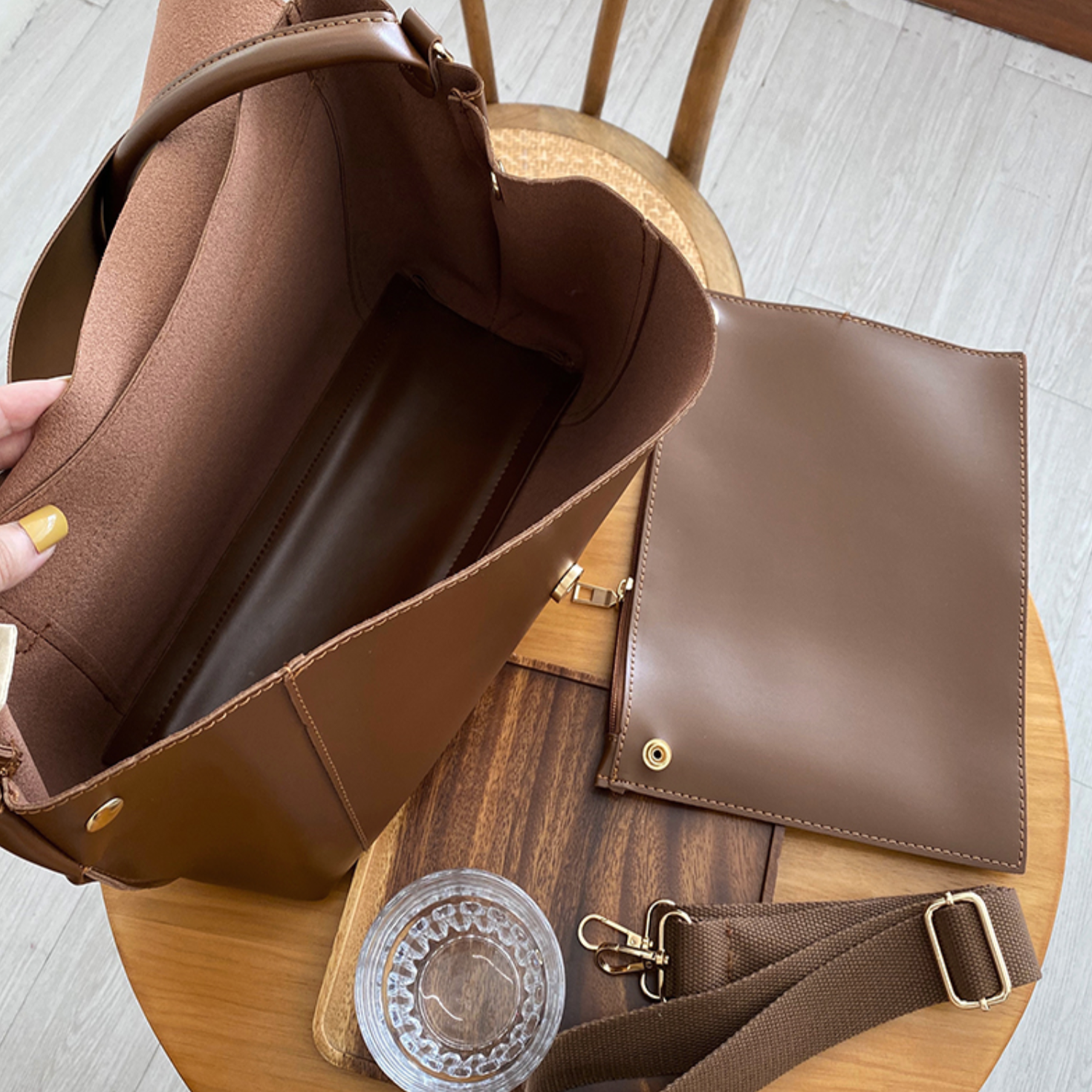 2way retro fake leather bag(2colors)