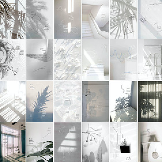 shadow 30sheets postcard