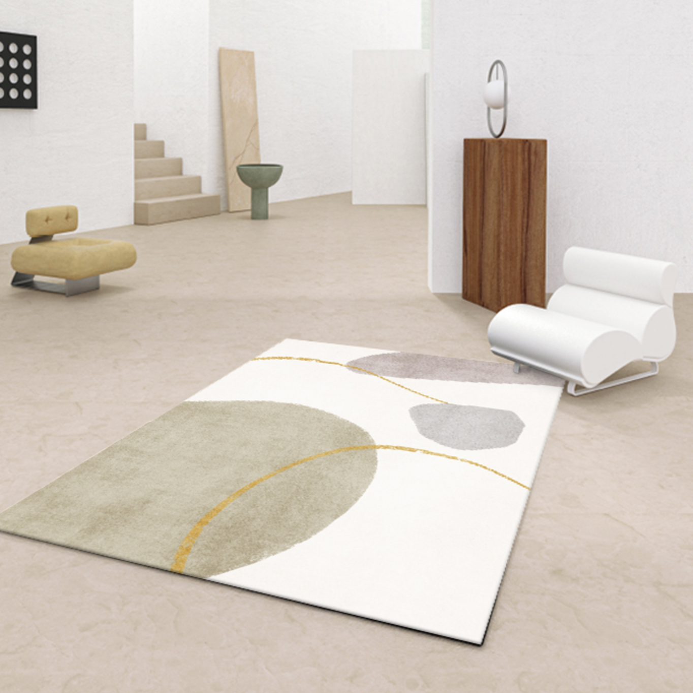 【ベストセラー】4design square carpet