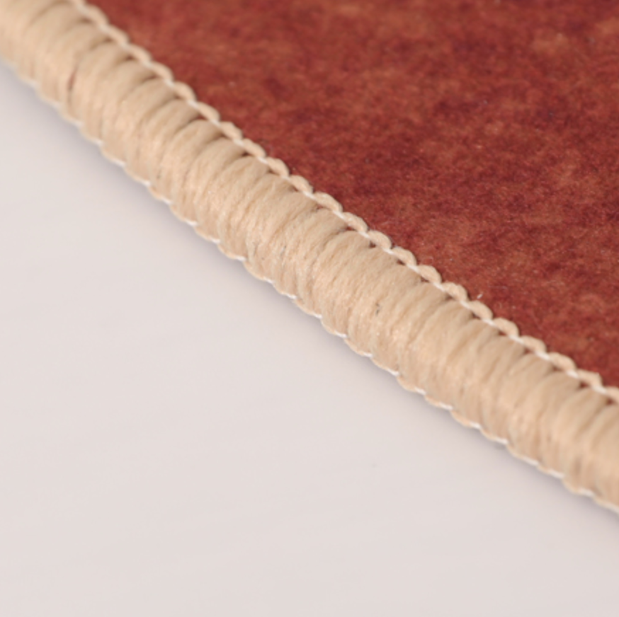 coffee brown round mat