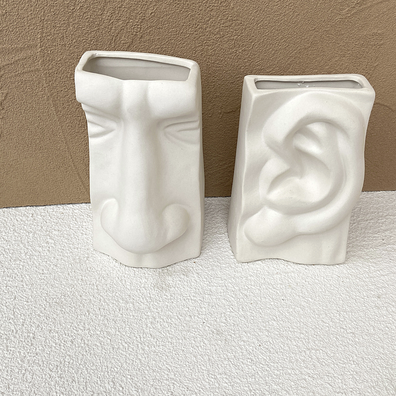 unique face vase