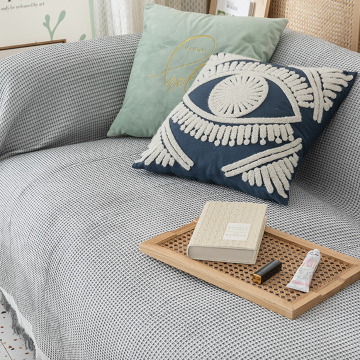 5color cotton multi sofa cover