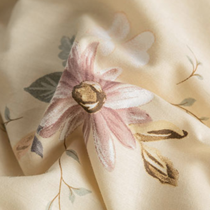 romantic pink bedlinen set