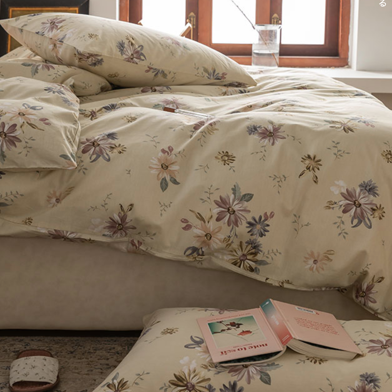 romantic pink bedlinen set
