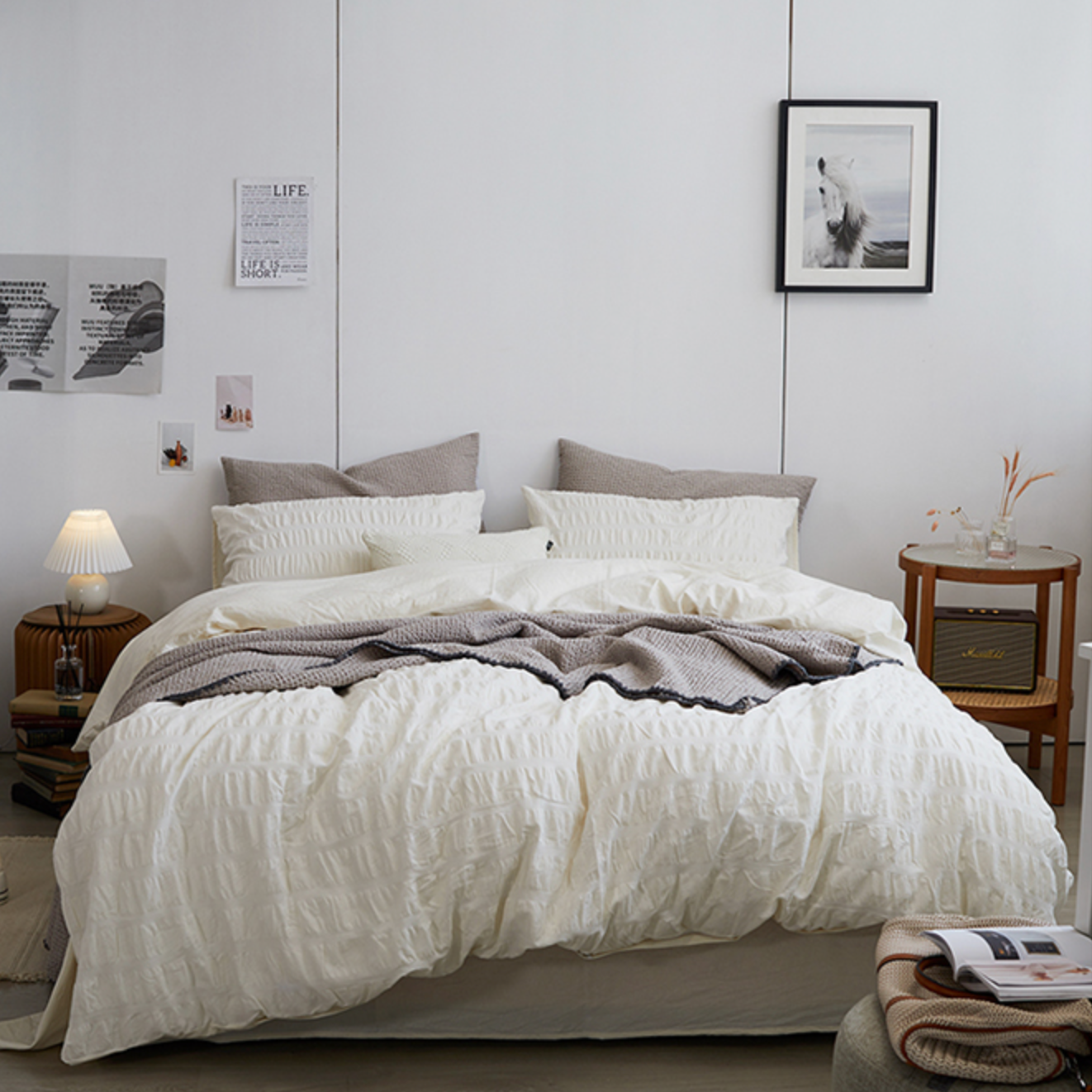 【ベストセラー】wave bubble 3color bedlinen set