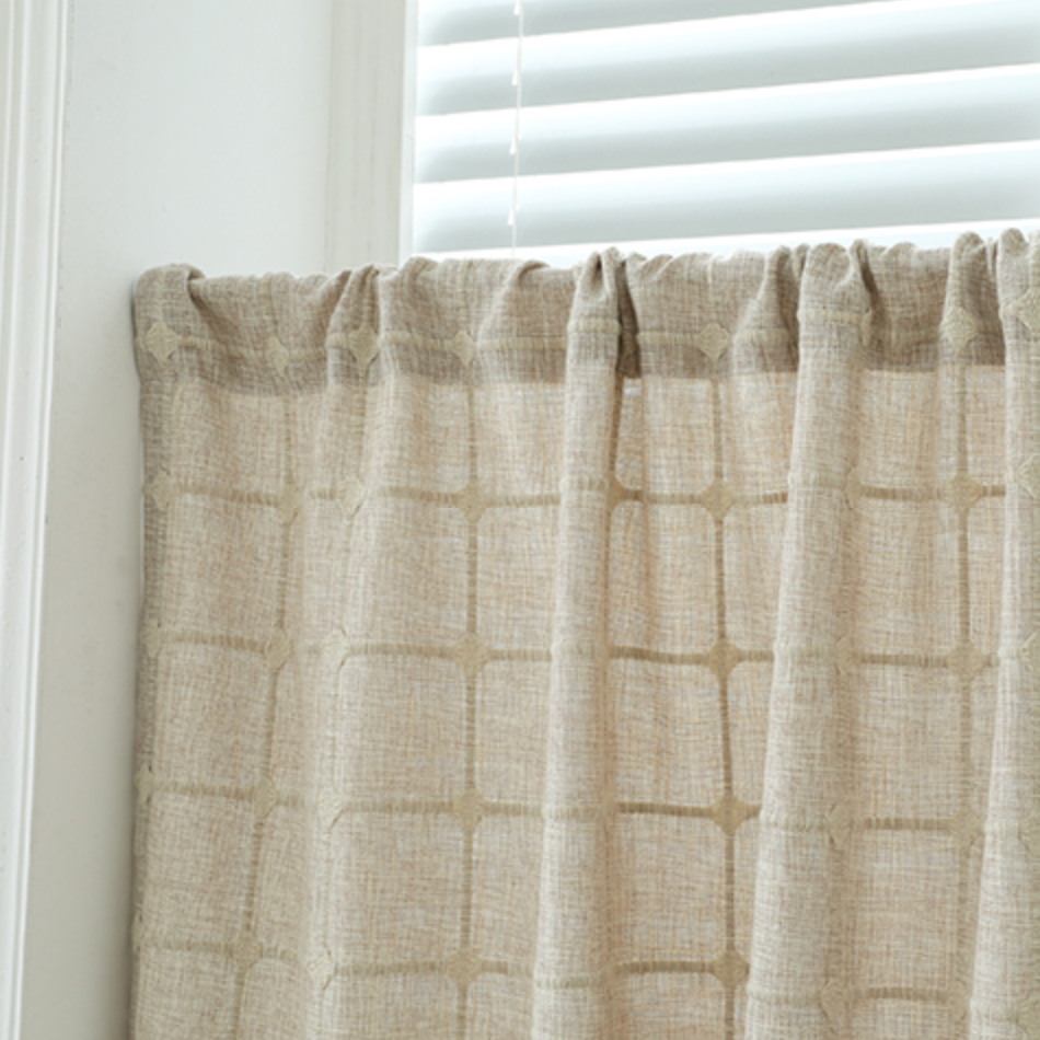 5color dot half curtain