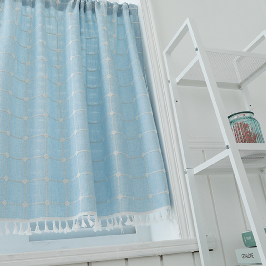 5color dot half curtain