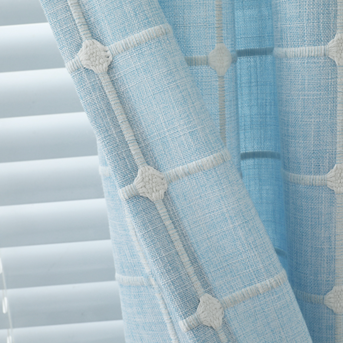 5color dot half curtain