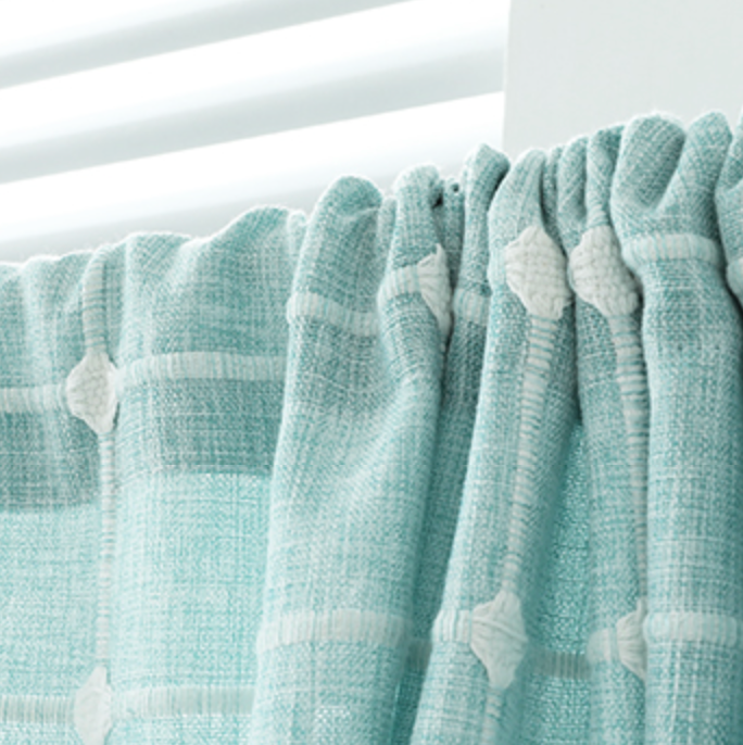 5color dot half curtain