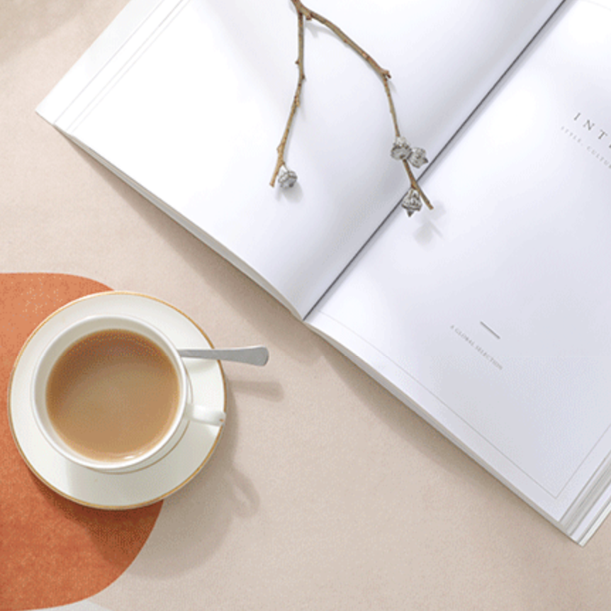 flower beige 4design square carpet