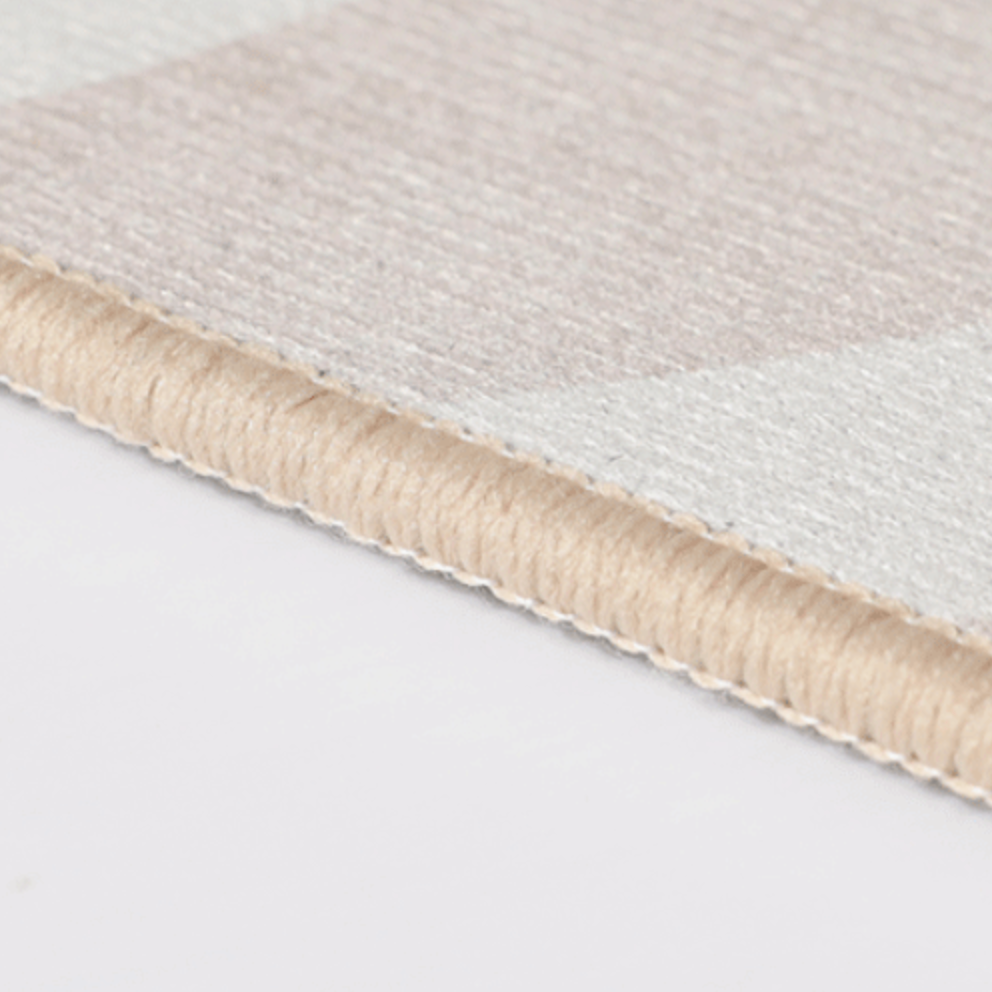 flower beige 4design square carpet