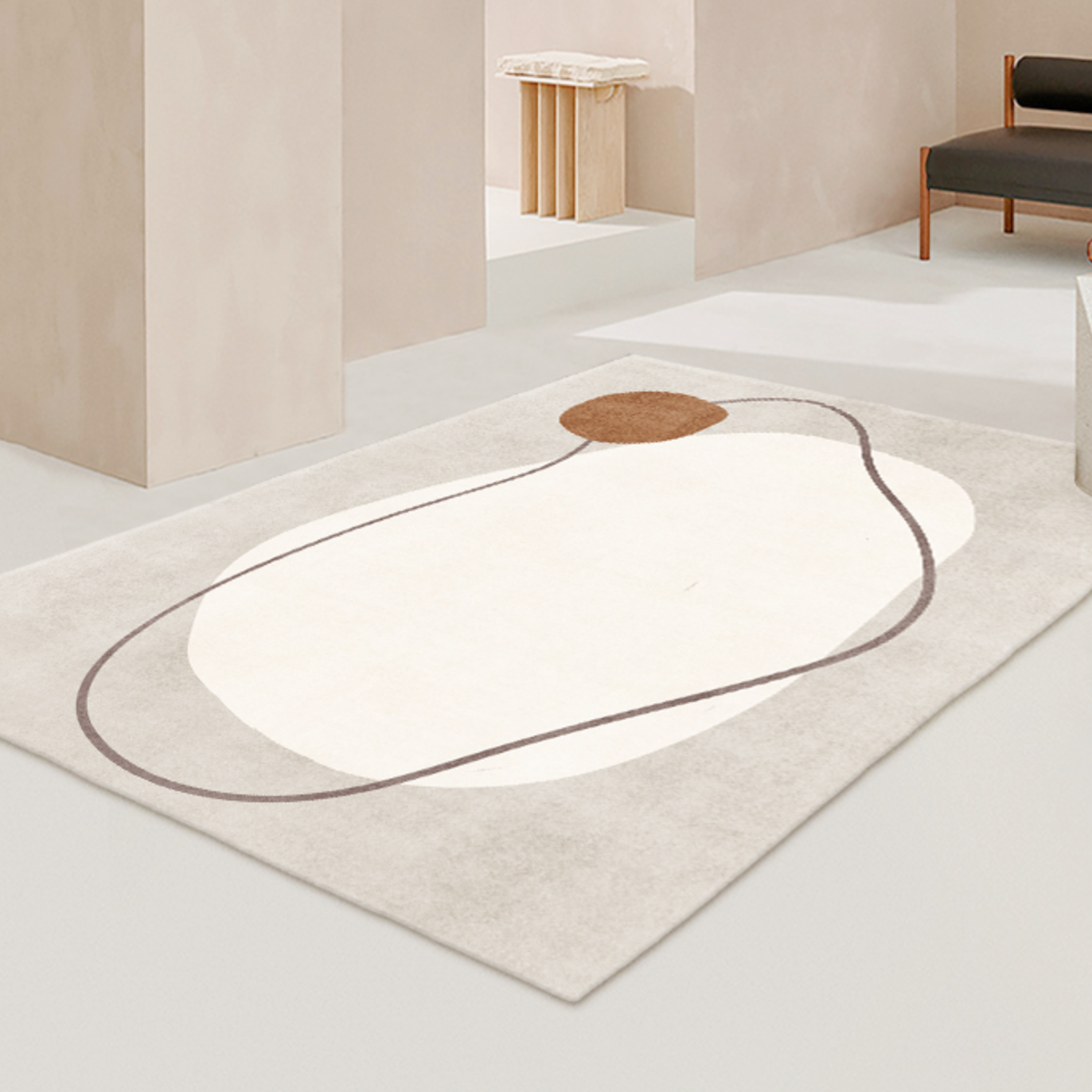 【ベストセラー】light color 8design square carpet