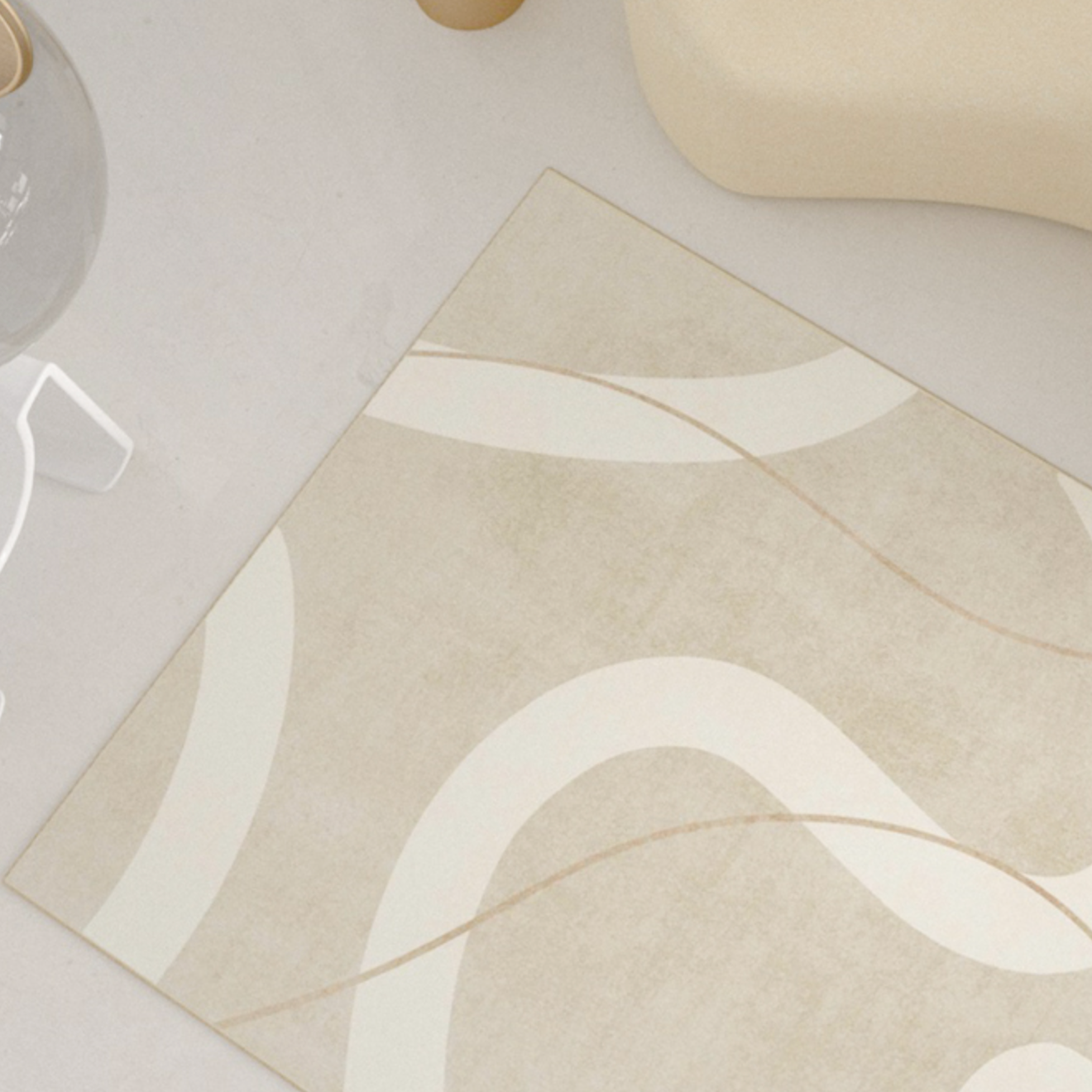 【ベストセラー】light color 8design square carpet