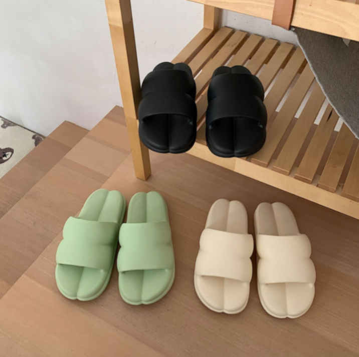 3color center press rubber roomshoes