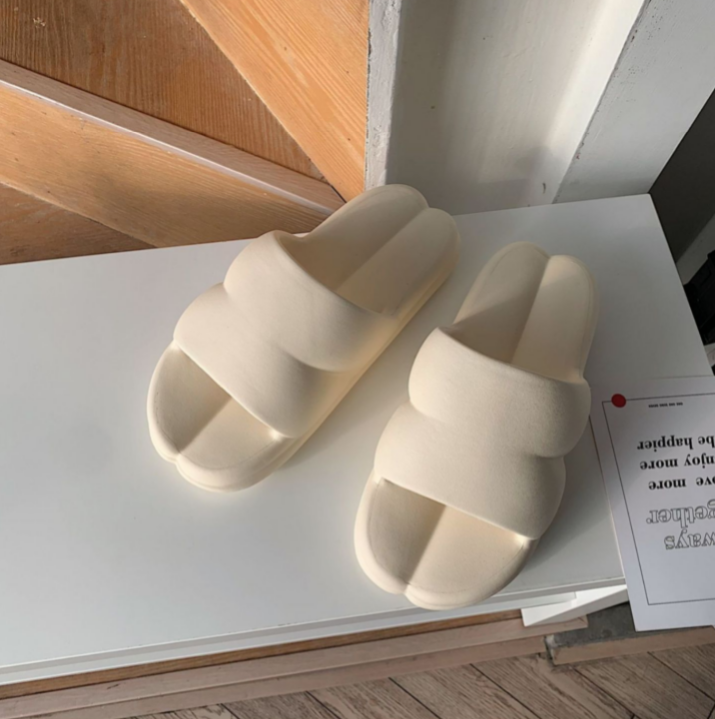 3color center press rubber roomshoes
