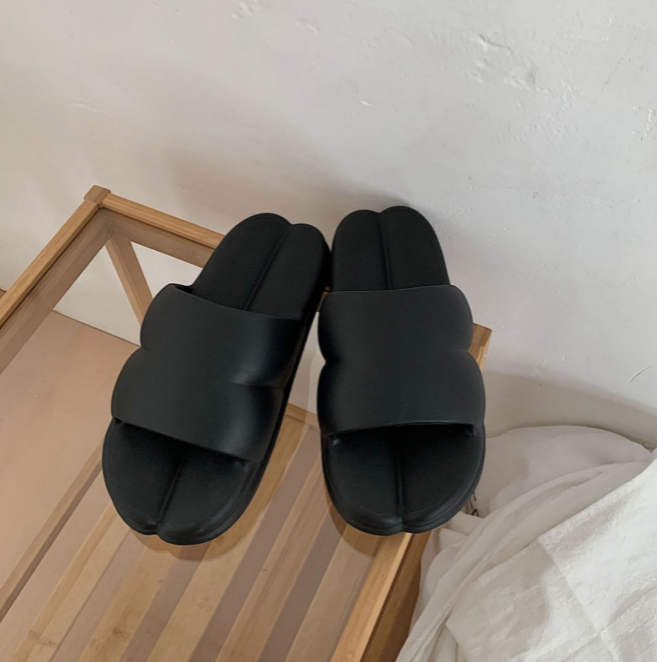 3color center press rubber roomshoes