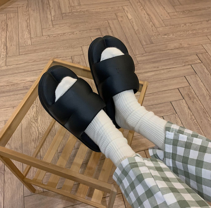 3color center press rubber roomshoes