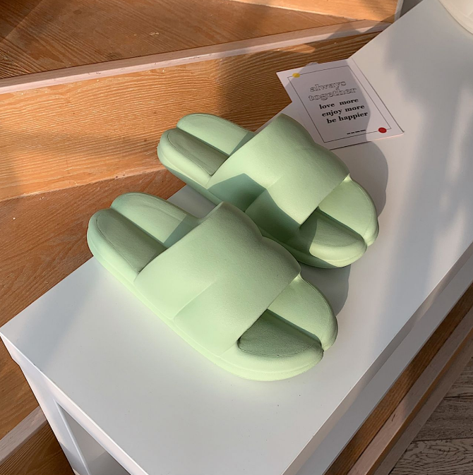 3color center press rubber roomshoes