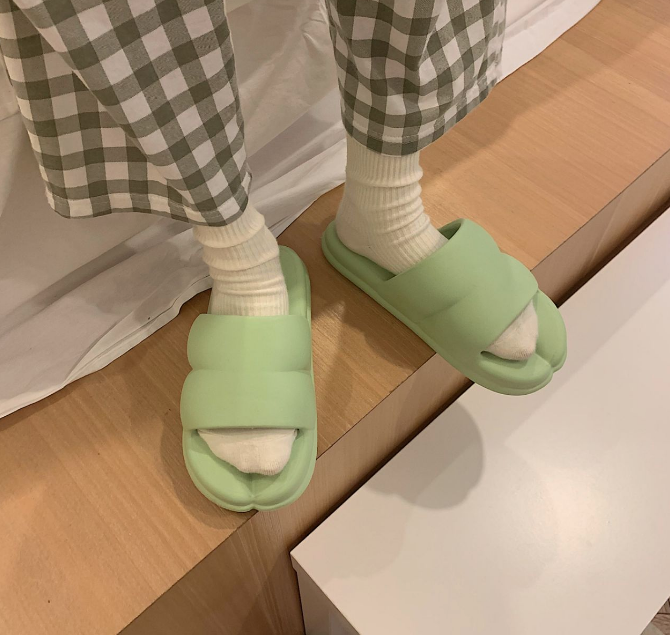 3color center press rubber roomshoes